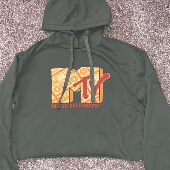 mtv cropped hoodie